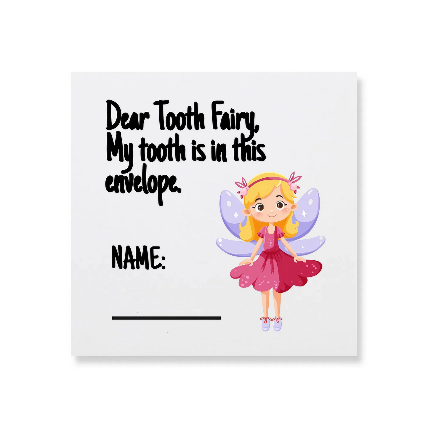 Tooth Fairy Envelopes - Pixie Sparkleberry