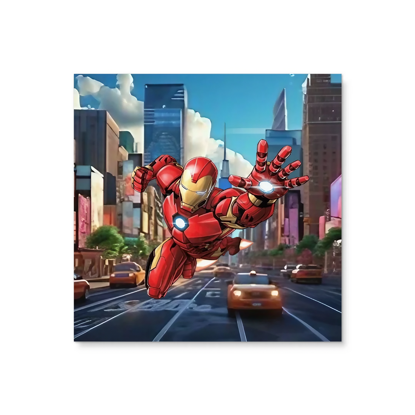 Iron Man | Mini Square Dental Motivational & Reward Cards (6.5cm x 6.5cm)