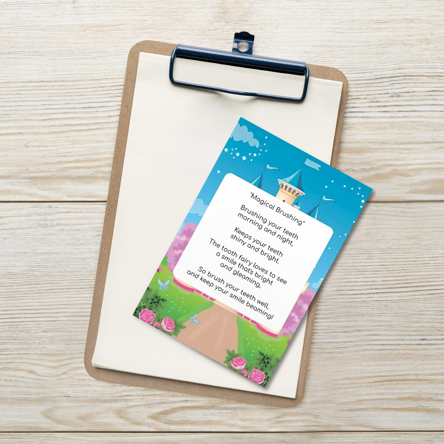 Toothbrushing Song Cards- Magical Brushing