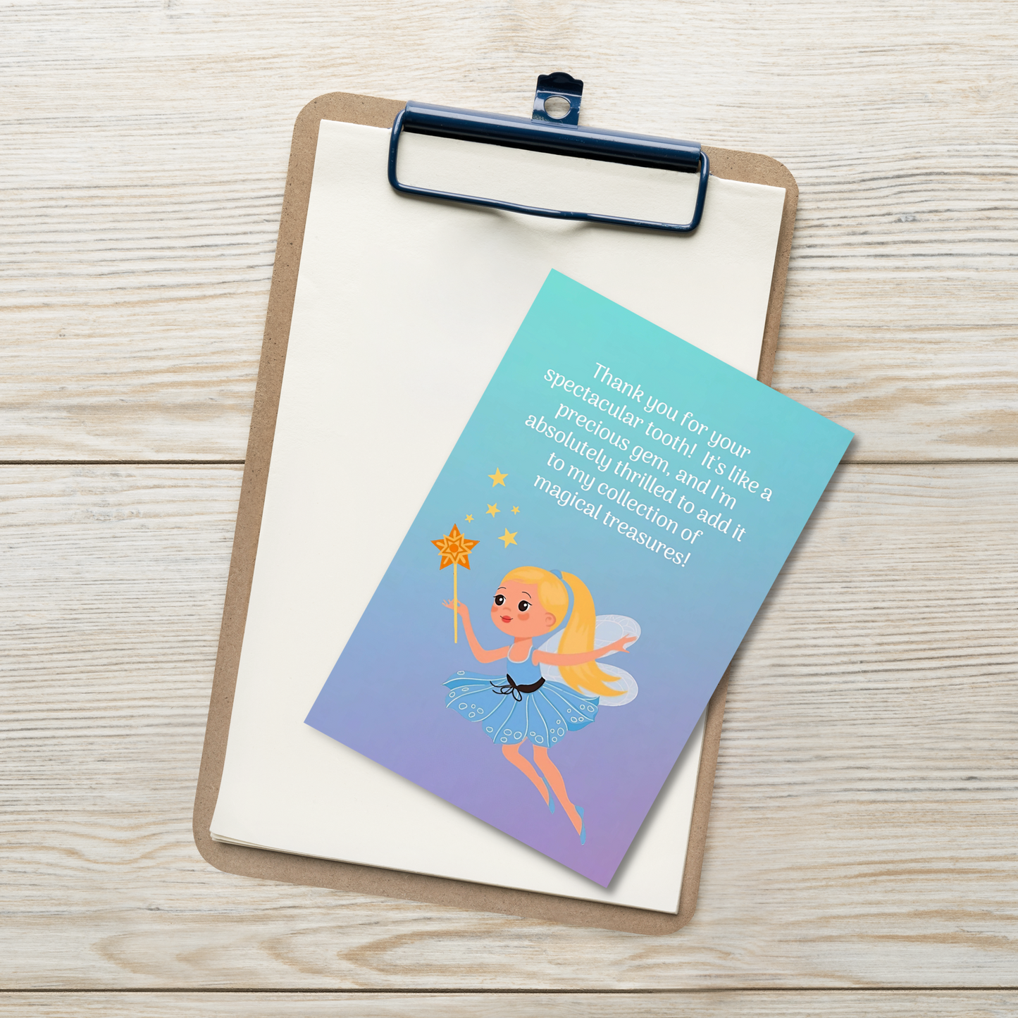 Tooth Fairy Thank You Cards- Thank You For Your Spectacular Tooth!