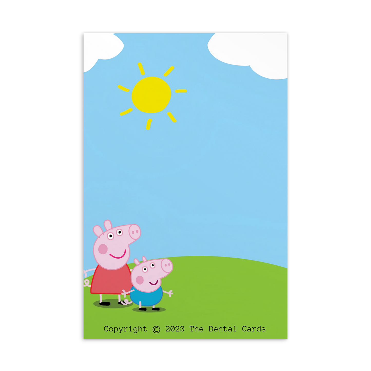 Toothbrushing Song Cards- Peppa Pig Says, Brush Your Teeth