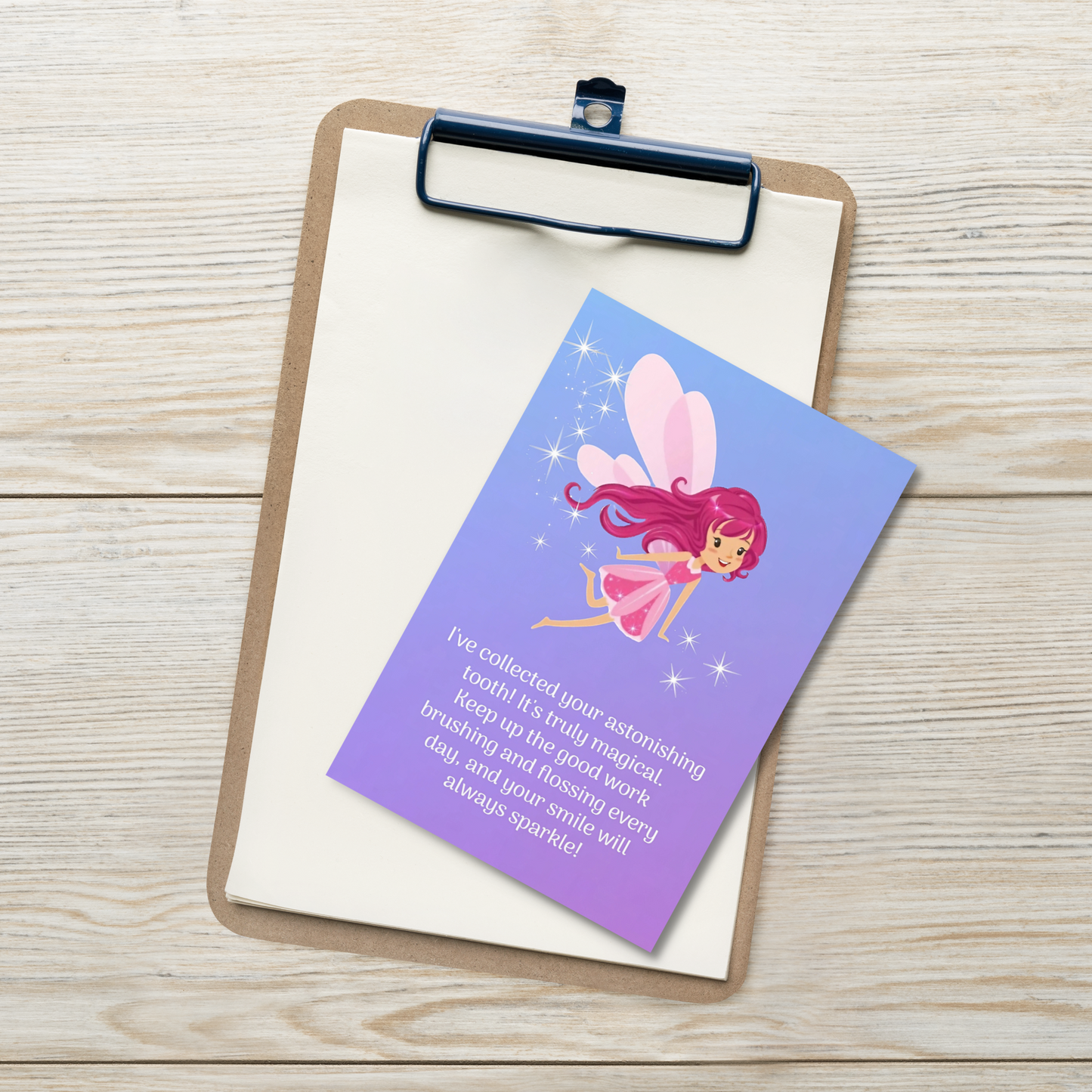 Tooth Fairy Thank You Cards- I've Collected Your Astonishing Tooth!