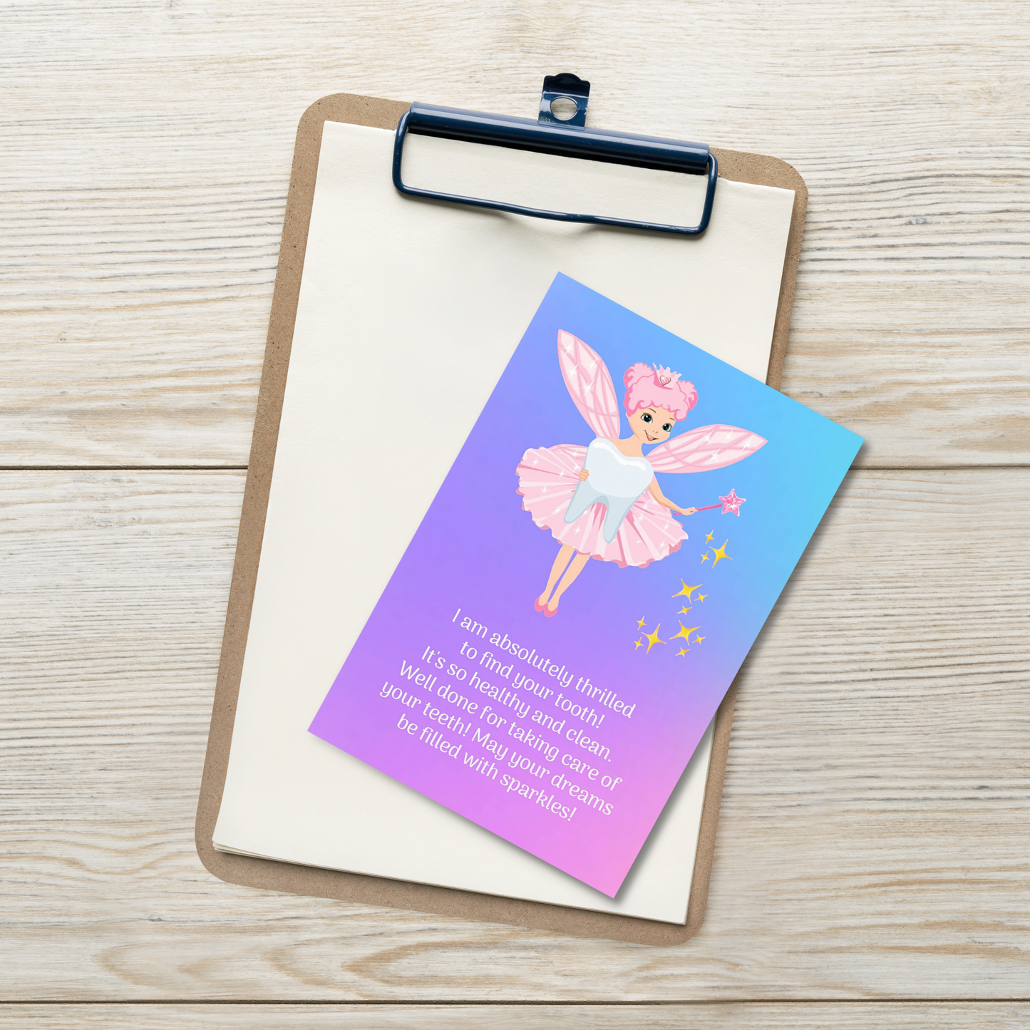 Tooth Fairy Thank You Cards- I Am Absolutely Thrilled To Find Your Tooth!