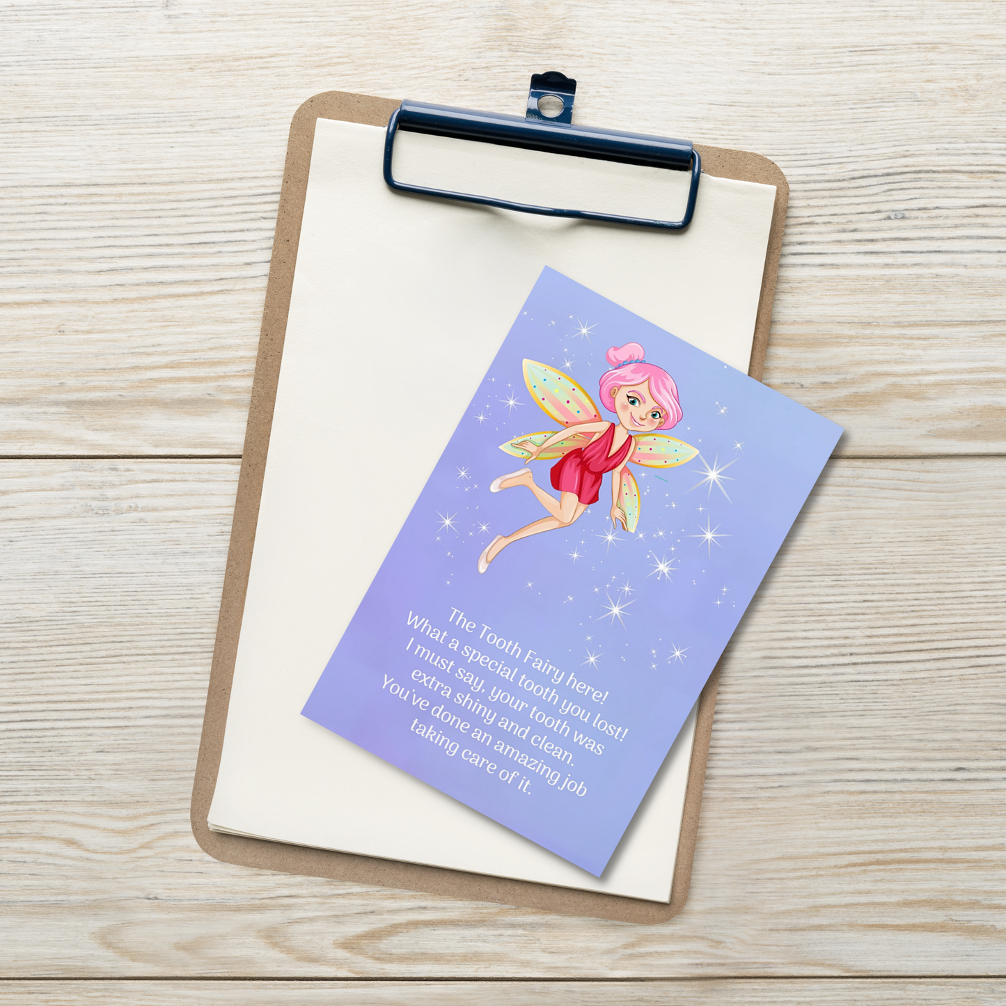 Tooth Fairy Thank You Cards- The Tooth Fairy Here!