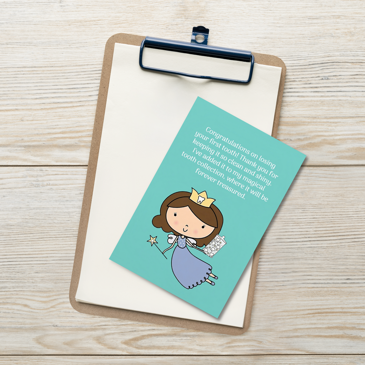 Tooth Fairy Thank You Cards- Congratulations On Losing Your First Tooth!