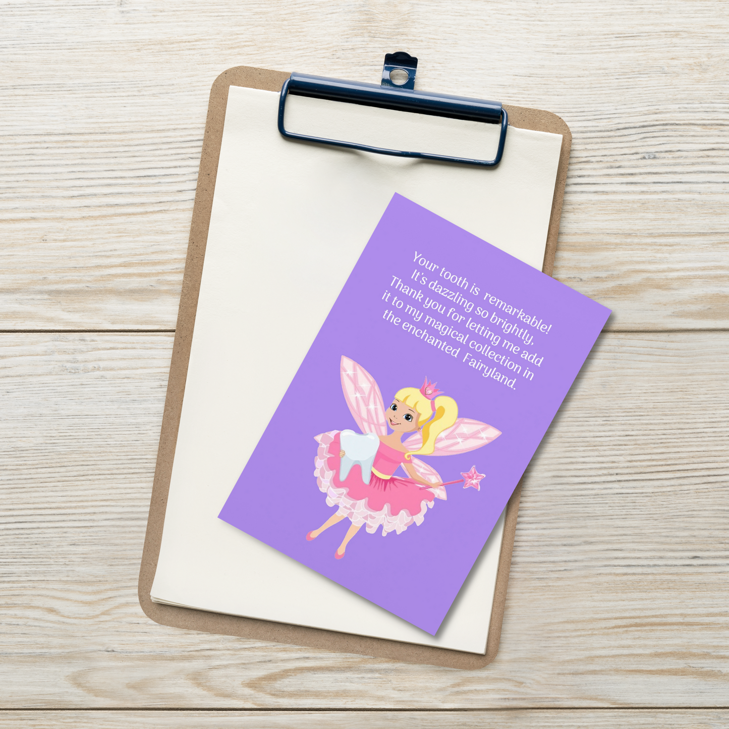 Tooth Fairy Thank You Cards- Your Tooth Is Remarkable!
