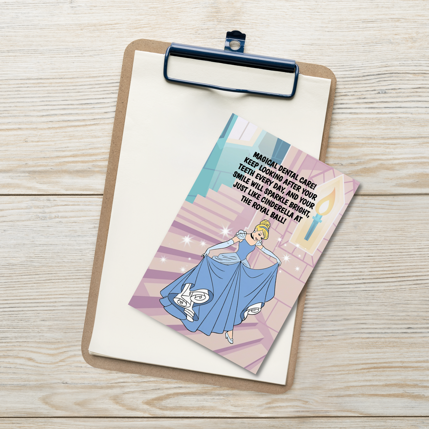 Cinderella | Dental Motivational & Reward Cards- Magical Dental Care!
