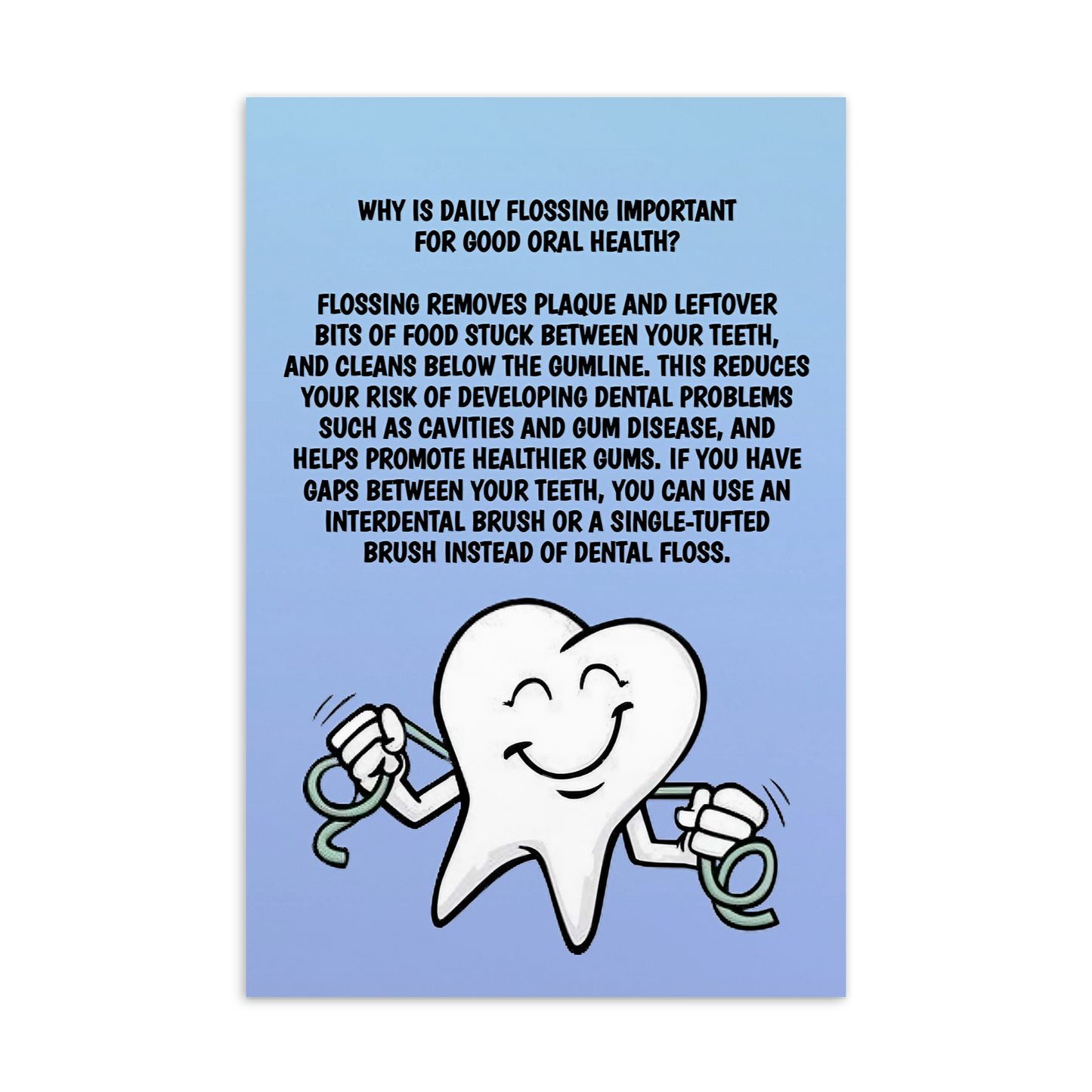 Oral Hygiene Cards- Why Is Daily Flossing Important For Good Oral Health?