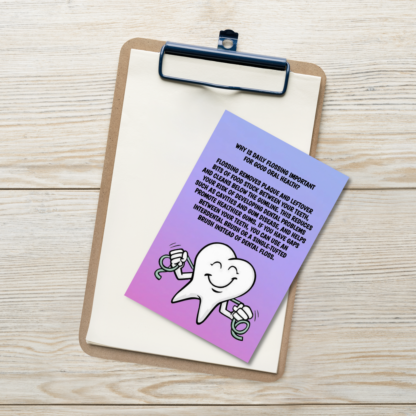 Oral Hygiene Cards- Why Is Daily Flossing Important For Good Oral Health?