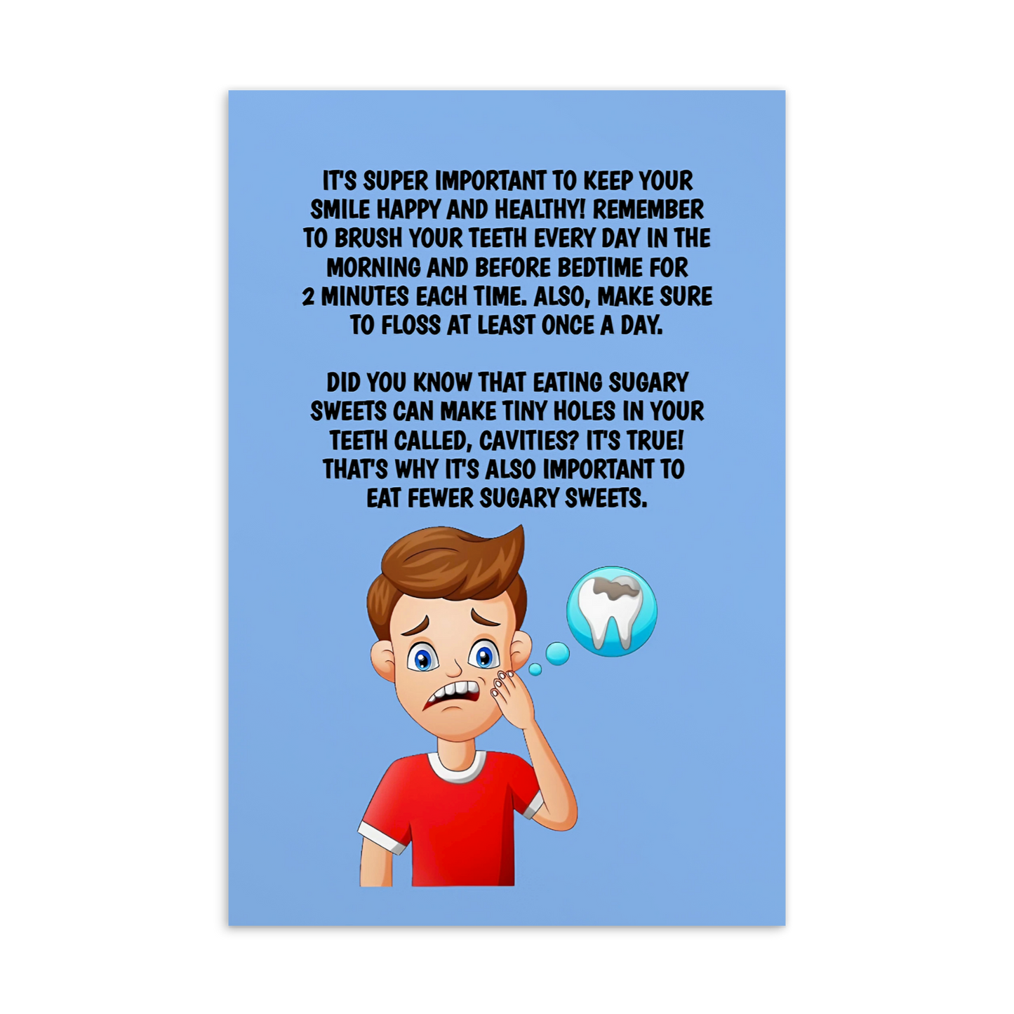 Oral Hygiene Cards- It's Super Important To Keep Your Smile Happy And Healthy