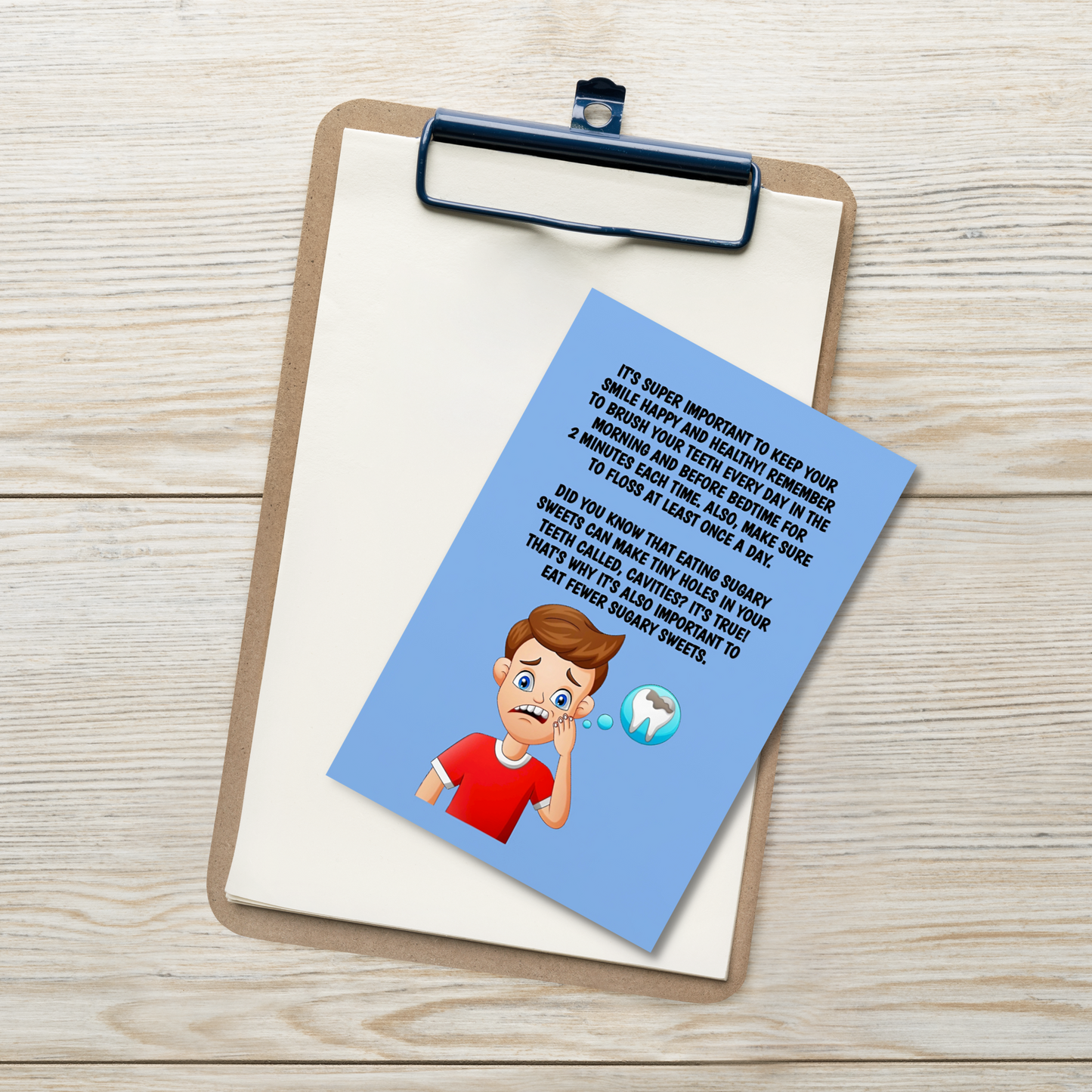 Oral Hygiene Cards- It's Super Important To Keep Your Smile Happy And Healthy