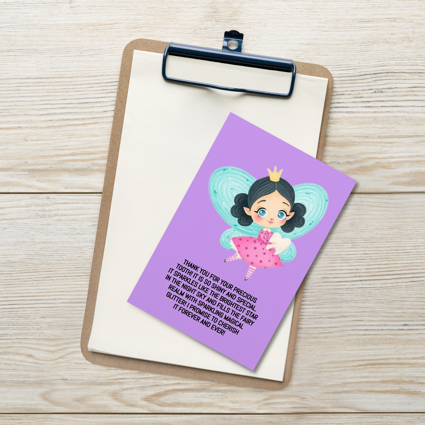 Tooth Fairy Thank You Cards- Thank You So Much For Your Precious Tooth!