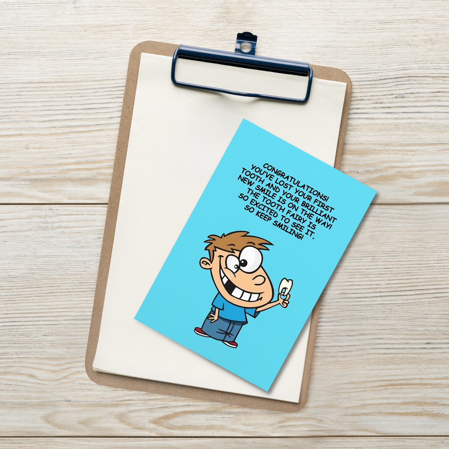 Dental Motivational & Reward Cards- Congratulations! You’ve Lost Your First Tooth And Your Brilliant New Smile Is On The Way!
