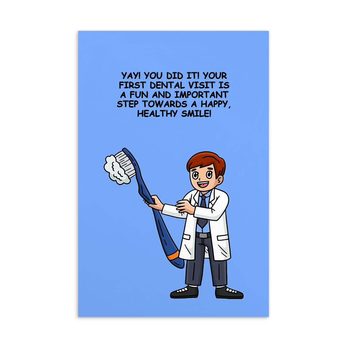 Oral Hygiene Cards- Yay! You Did It!