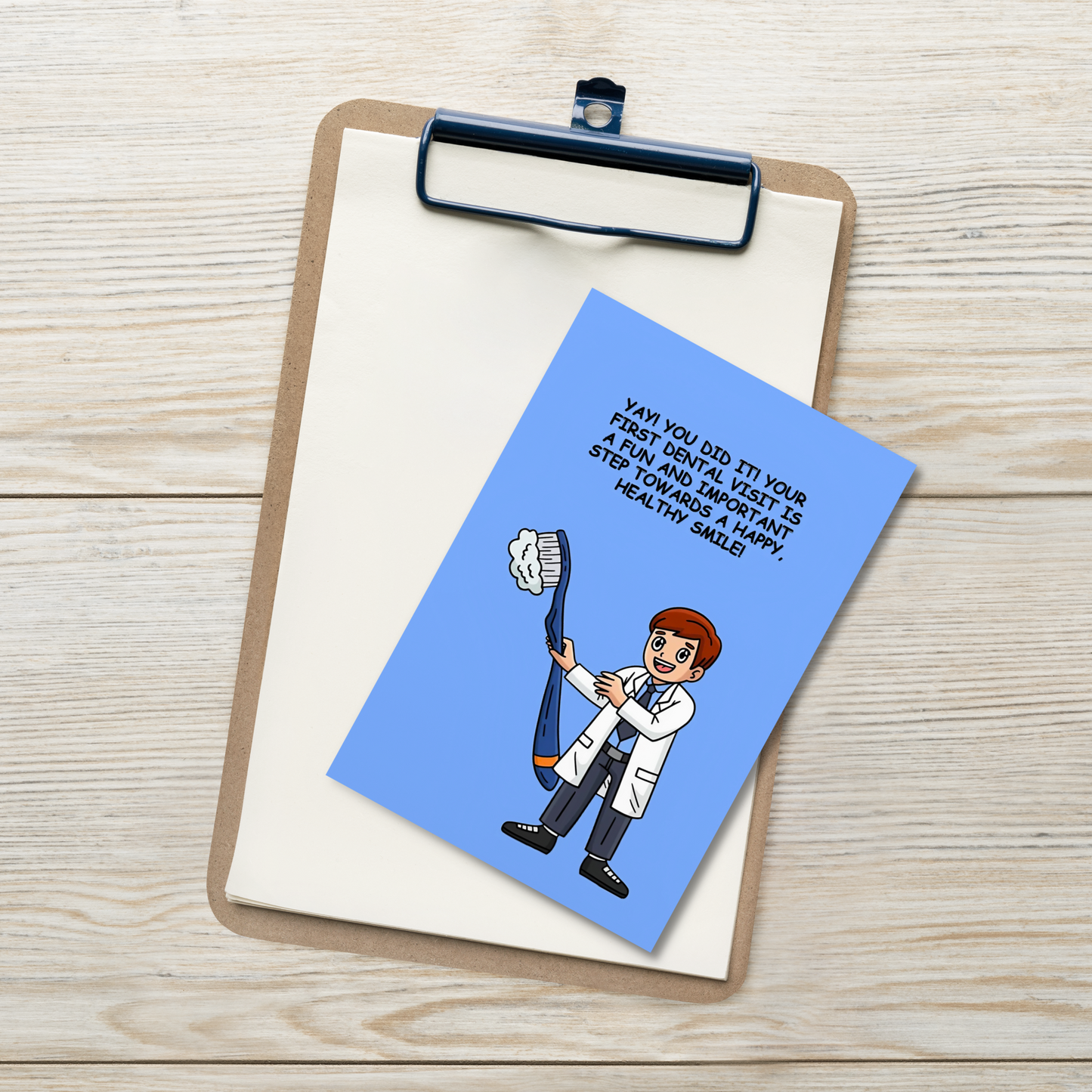 Oral Hygiene Cards- Yay! You Did It!