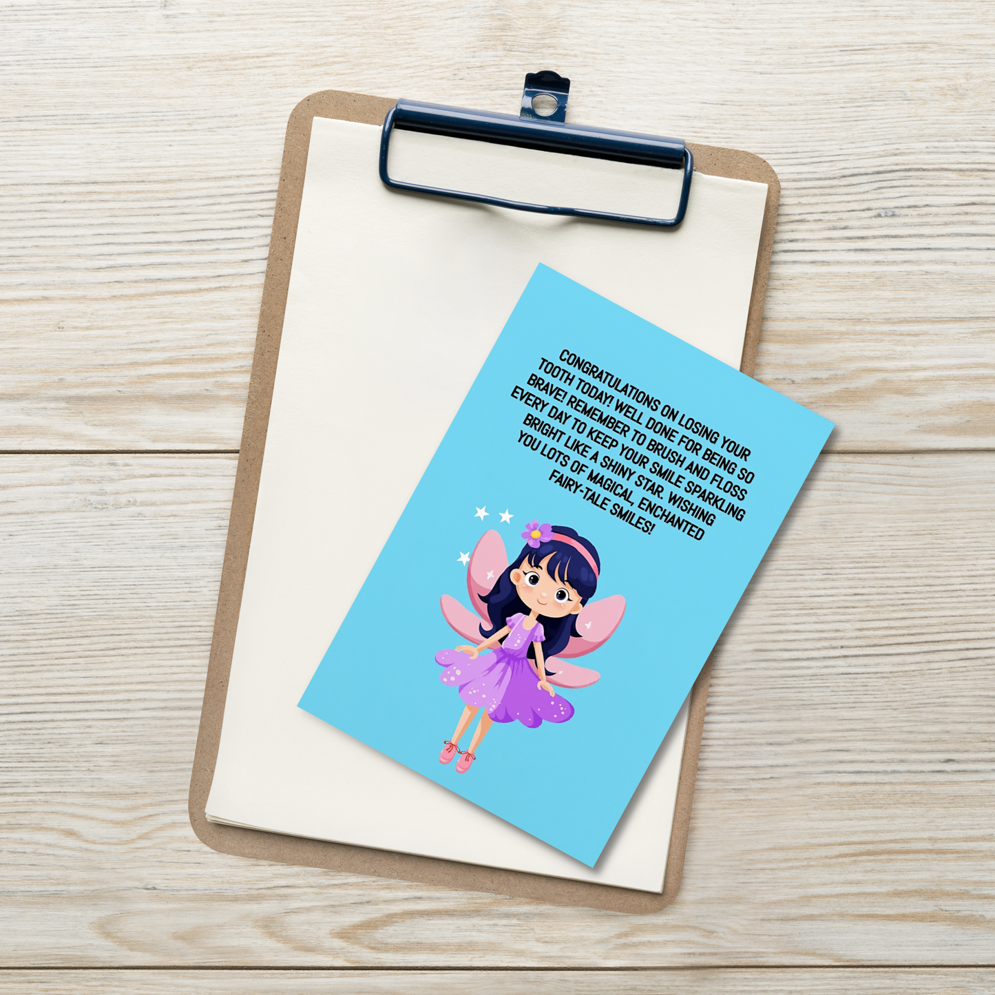 Tooth Fairy Thank You Cards- Congratulations On Losing Your Tooth!