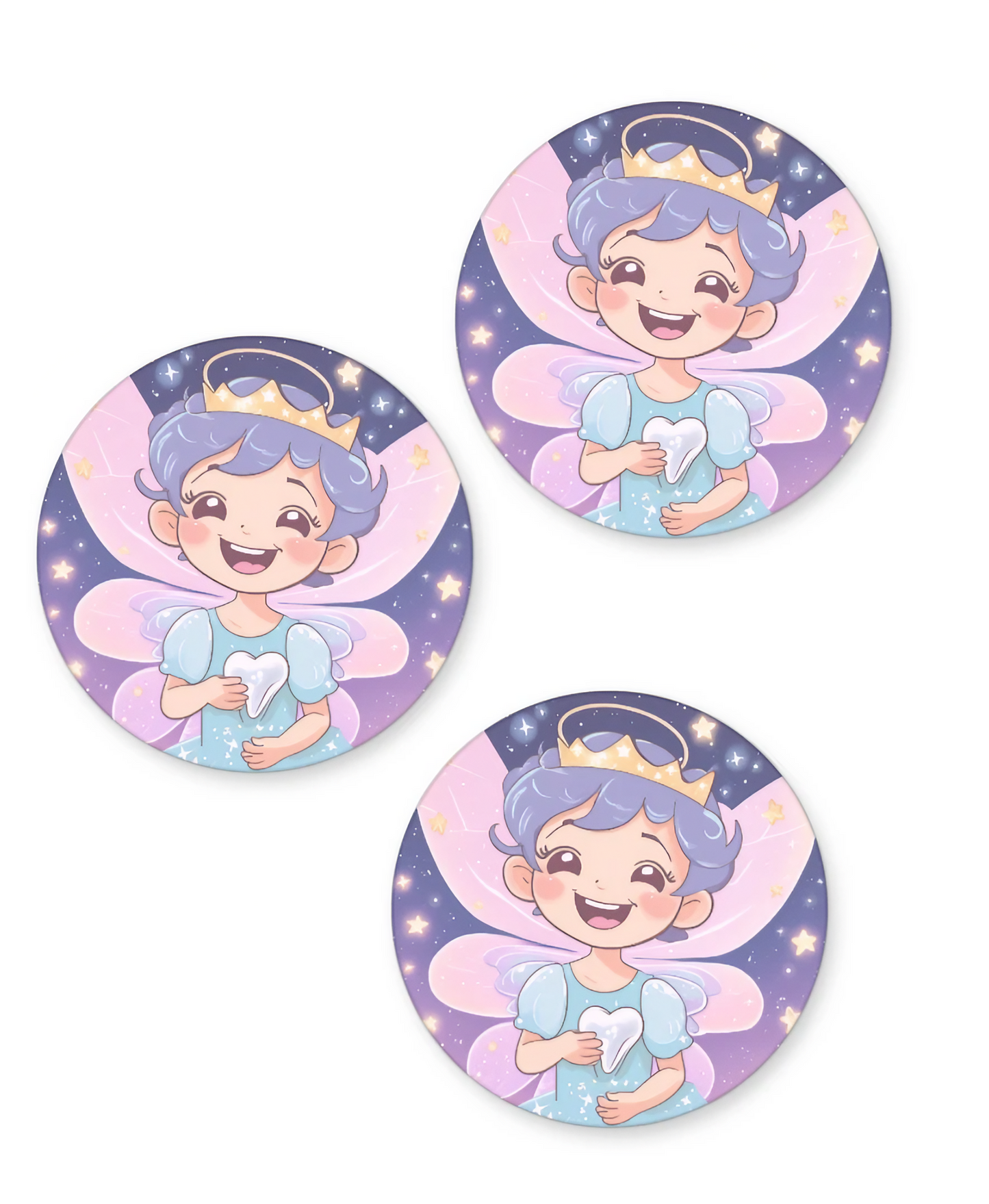 Violet Velvetwing | Dental Stickers (Quantity 480)