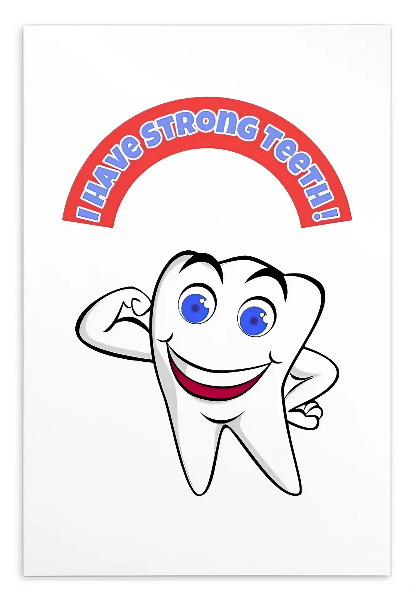 Dental Motivational & Reward Cards- I Have Strong Teeth!