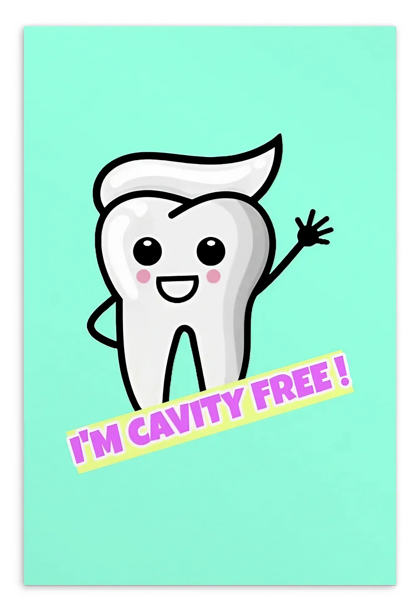 Dental Motivational & Reward Cards- I'm Cavity Free