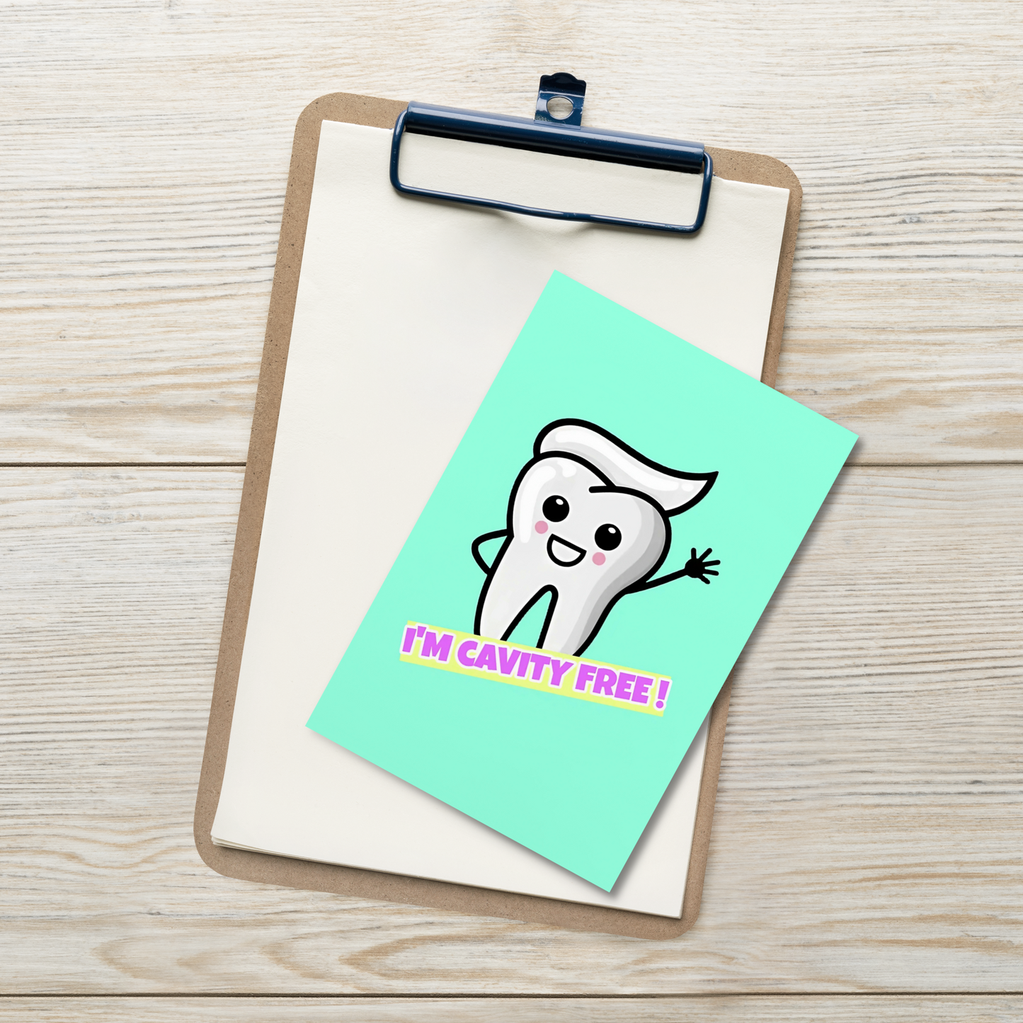 Dental Motivational & Reward Cards- I'm Cavity Free