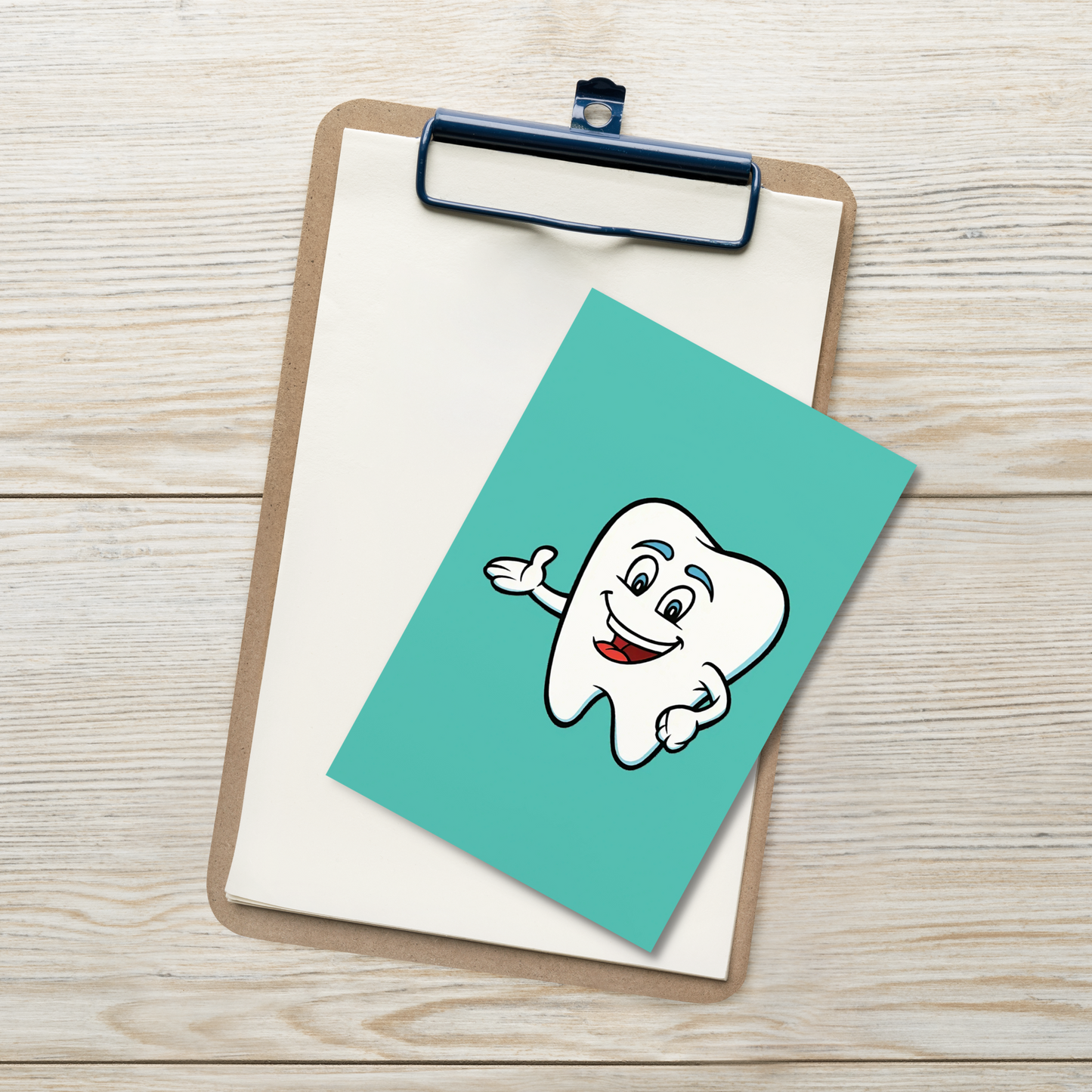 Dental Motivational & Reward Cards- Happy Tooth (Green Background)