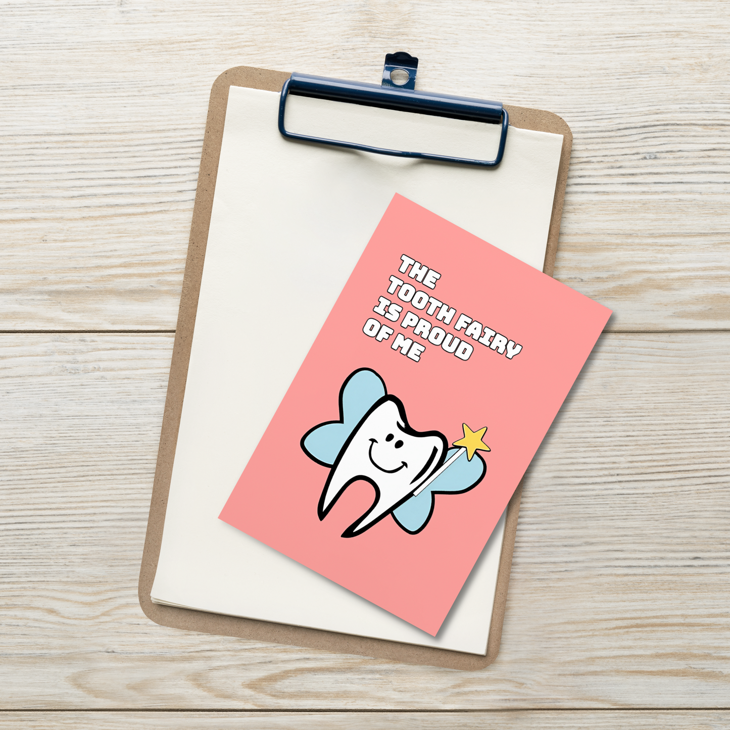 Dental Motivational & Reward Cards- The Tooth Fairy Is Proud Of Me