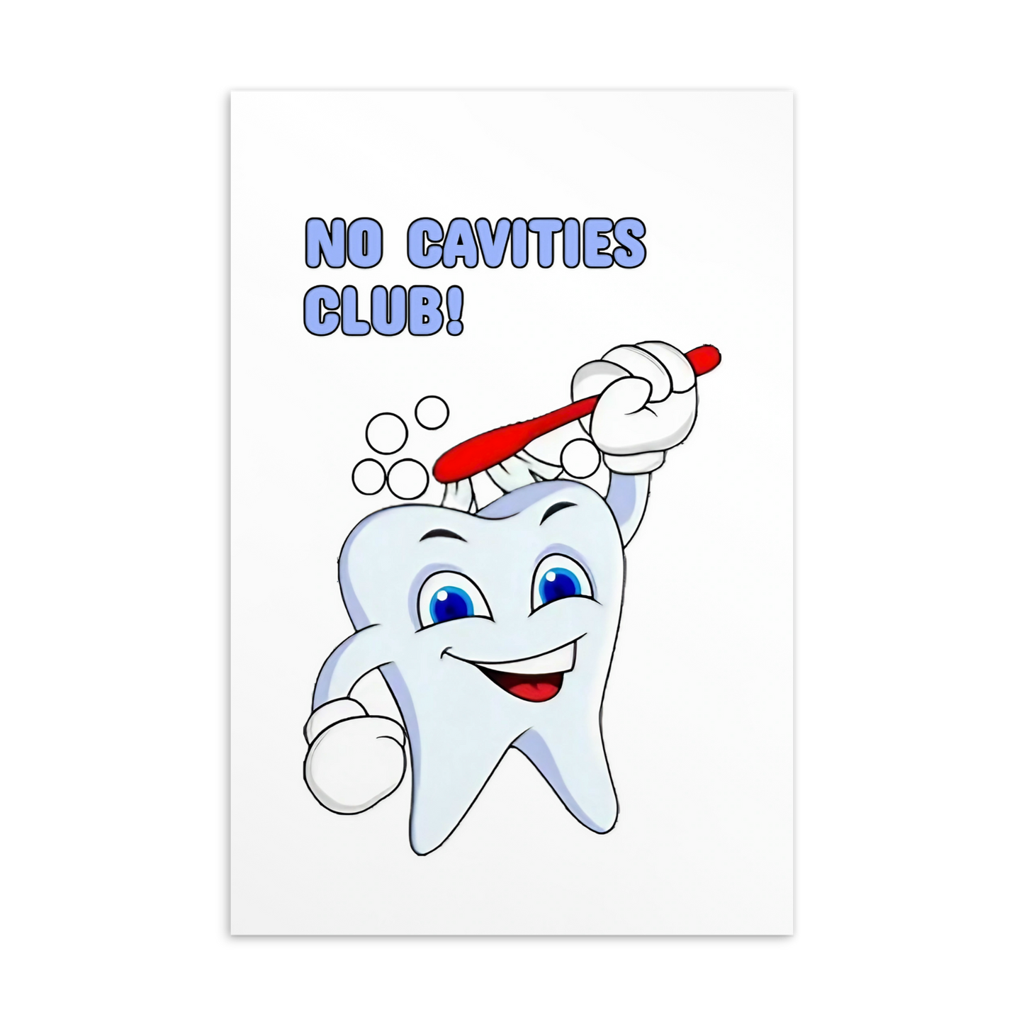 Dental Motivational & Reward Cards- No Cavities Club