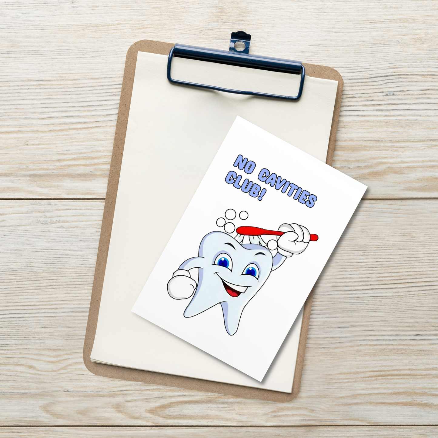 Dental Motivational & Reward Cards- No Cavities Club