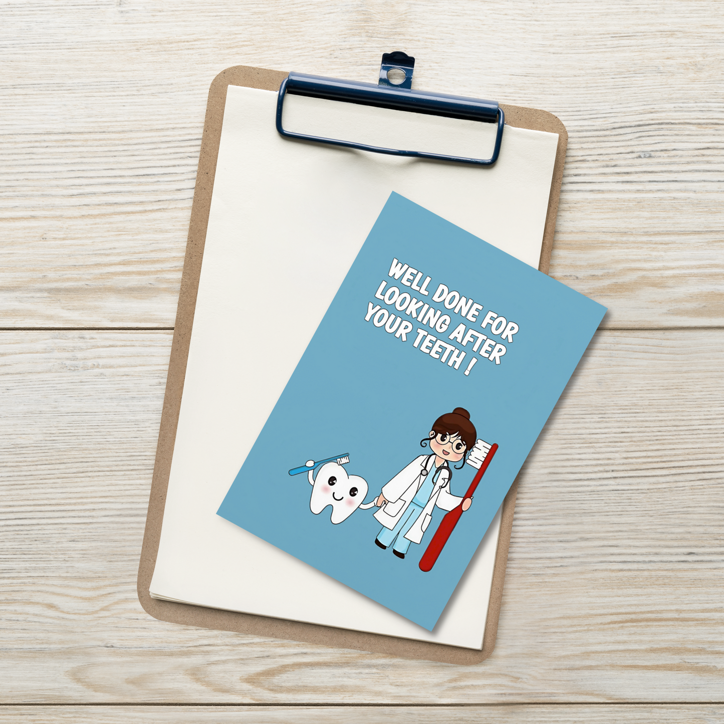 Dental Motivational & Reward Cards- Well Done For Looking After Your Teeth !