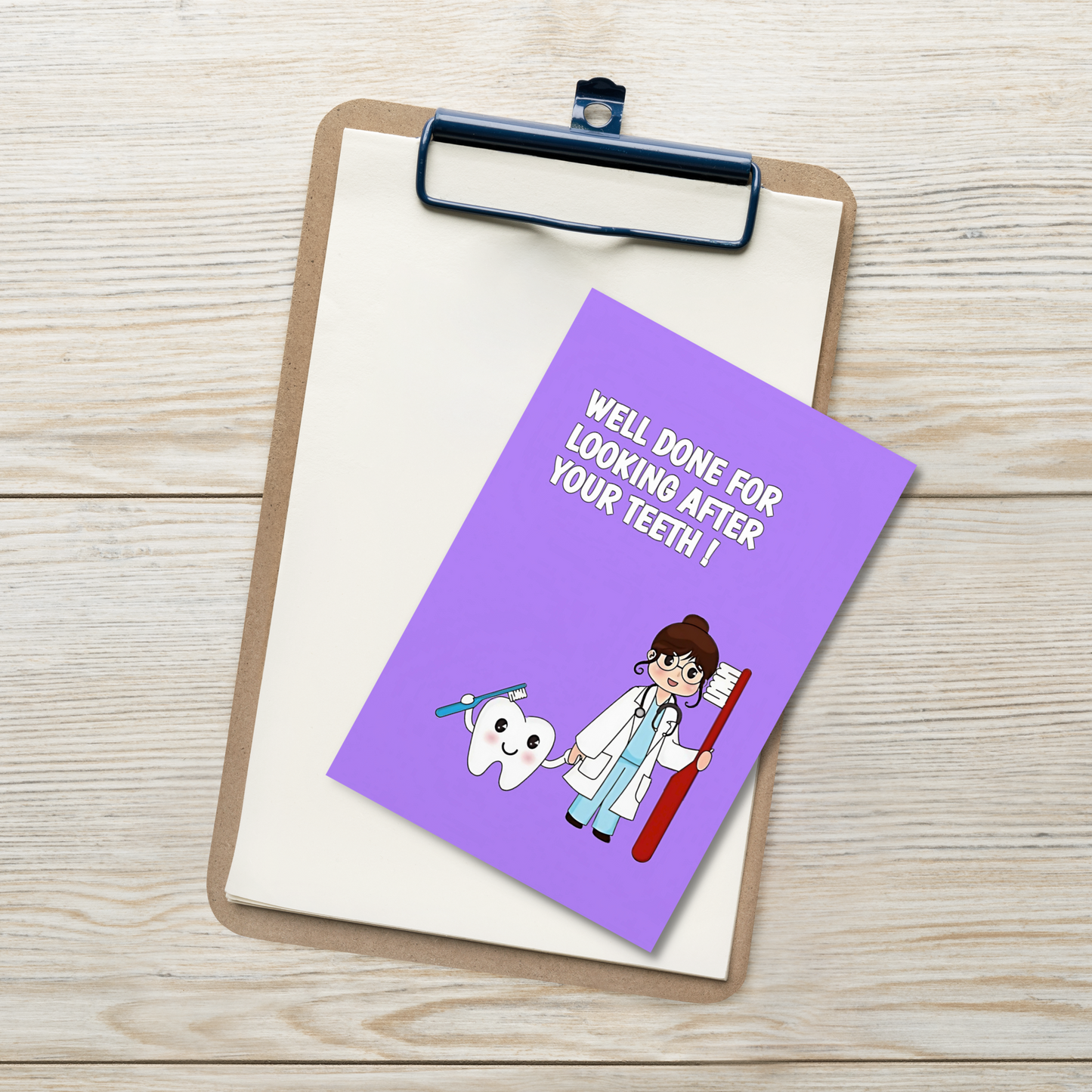 Dental Motivational & Reward Cards- Well Done For Looking After Your Teeth!