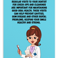Oral Hygiene Cards- Regular Visits To Your Dentist For Check-Ups And Cleanings Are Essential To Maintain  Good Oral Health