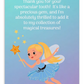 Tooth Fairy Thank You Cards-  Thank You For Your Spectacular Tooth!
