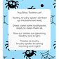 Toothbrushing Song Cards- Itsy Bitsy Toothbrush (To The Tune Of "Itsy Bitsy Spider" Song)