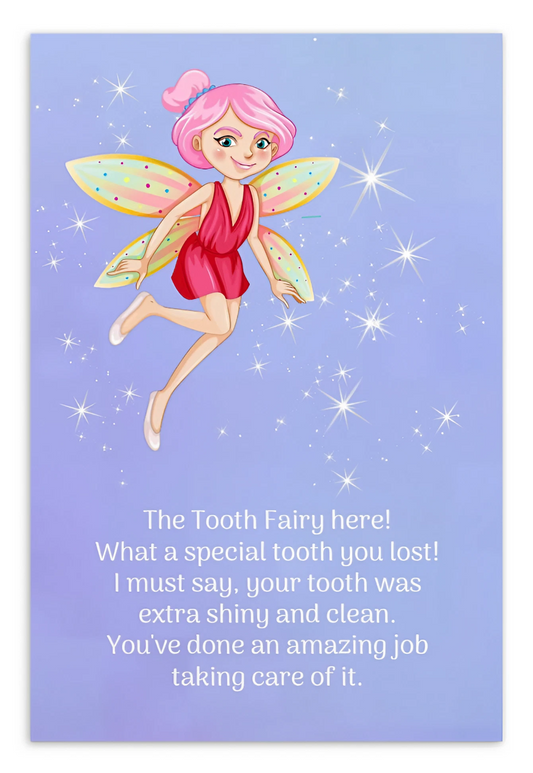 Tooth Fairy Thank You Cards-  The Tooth Fairy Here!