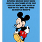 Mickey Mouse | Dental Motivational & Reward Cards- Congratulations On Being A Superstar Brusher!