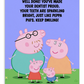 Peppa Pig | Dental Motivational & Reward Cards- Well Done! You've Made Your Dentist Proud