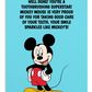 Mickey Mouse | Dental Motivational & Reward Cards- Well Done! You're A Toothbrushing Superstar!