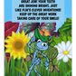A Bug's Life | Dental Motivational & Reward Cards- Great Job! Your Teeth Are Shining Bright, Just Like Flik's Clever Inventions!