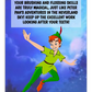Peter Pan | Dental Motivational & Reward Cards- Way To Go! Dental Supetstar! Your Brushing And Flossing Skills Are Excellent, Just Like Peter Pan's Adventures In Magical Neverland Sky!