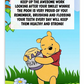Winnie The Pooh | Dental Motivational & Reward Cards- Keep Up The Awesome Work Looking After Your Smile!