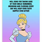 Cinderella | Dental Motivational & Reward Cards- Well Done For Taking Care Of Your Smile!