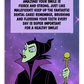Maleficent | Dental Motivational & Reward Cards- Amazing! Your Smile Is Fierce And Strong, Just Like Maleficent