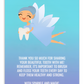 Tooth Fairy Thank You Cards-  Thank You So Much For Sharing Your Beautiful Tooth With Me!