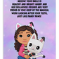 Gabby Dollhouse | Dental Motivational & Reward Cards- Meeow! Your Smile Is Healthy And Bright!