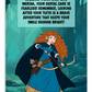 Merida | Dental Motivational & Reward Cards-  Amazing Work! Just Like Merida, Your Dental Care Is Fearless!