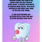 Oral Hygiene Cards- Chewing Sugar-Free Gum After Eating Food Can Help Prevent Tooth Decay.