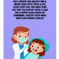 Oral Hygiene Cards- For A Bright And Healthy Smile, Brush Your Teeth Twice A Day