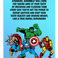 Avengers | Dental Motivational & Reward Cards- Avengers Assemble! Well Done For Taking Care Of Your Teeth By Brushing And Flossing Them Every Day!