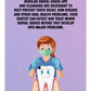 Oral Hygiene Cards-  Regular Dental Check-ups And Cleanings Are Necessary To Help Prevent Tooth Decay, Gum Disease And Other Oral Health Problems