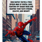 Spider-Man | Dental Motivational & Reward Cards- Web-Tastic! You're A True Spider-Man Of Dental Care!